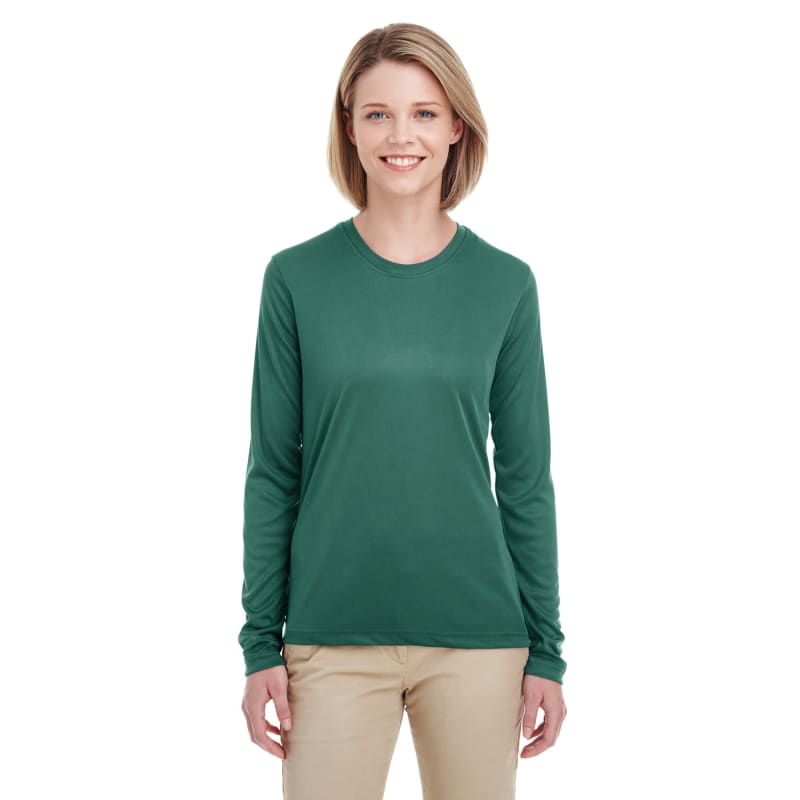 UltraClub Ladies' Cool & Dry Performance Long-Sleeve Top 1