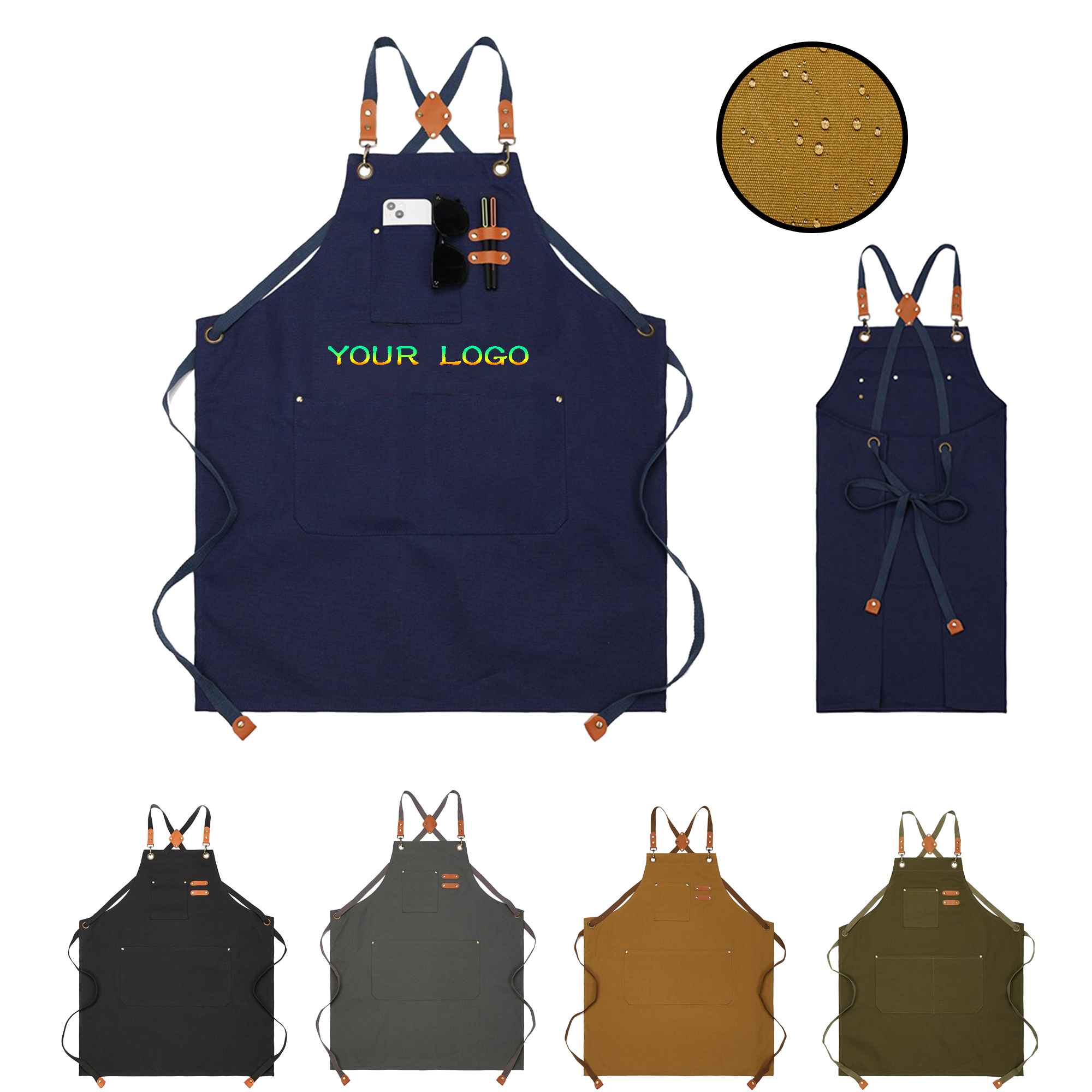 MOQ 20 PCS Waterproof Apron 1