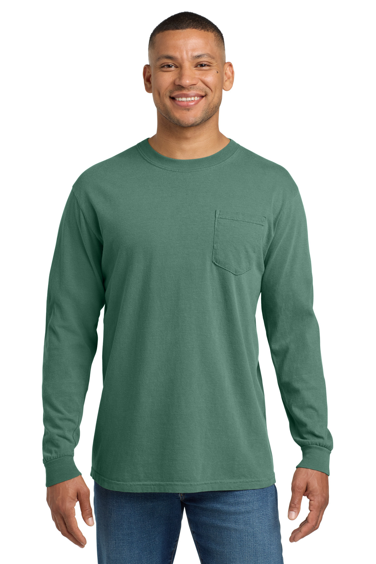 COMFORT COLORS Heavyweight Ring Spun Long Sleeve Pocket Tee. 4410 6