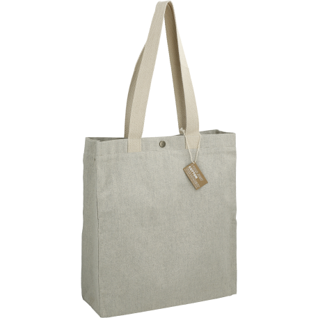 Repose 10oz Recycled Cotton Box Tote w/Snap 81