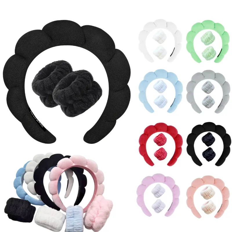 Customizable Sponge SPA Headband - Wrist Set 8