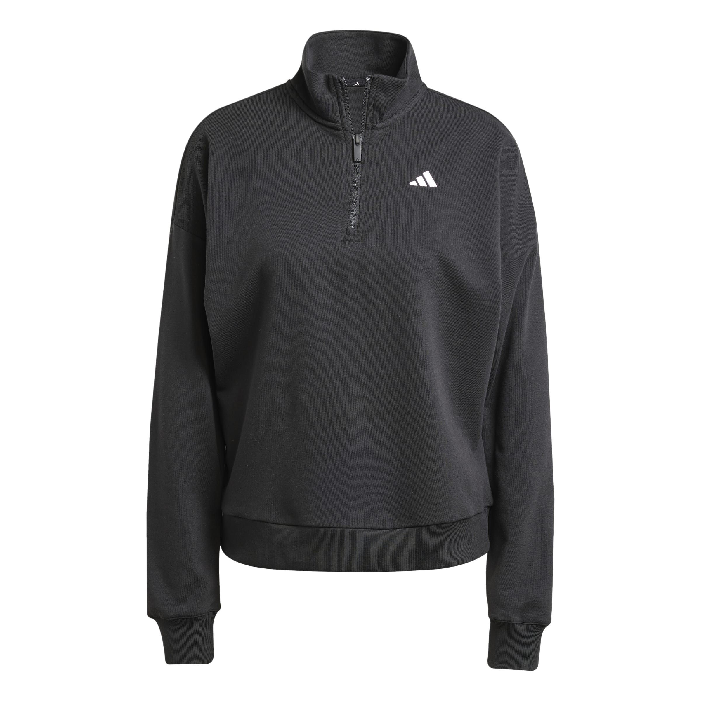 ESSENTIALS SMALL LOGO FRENCH TERRY QUARTER ZIP 2