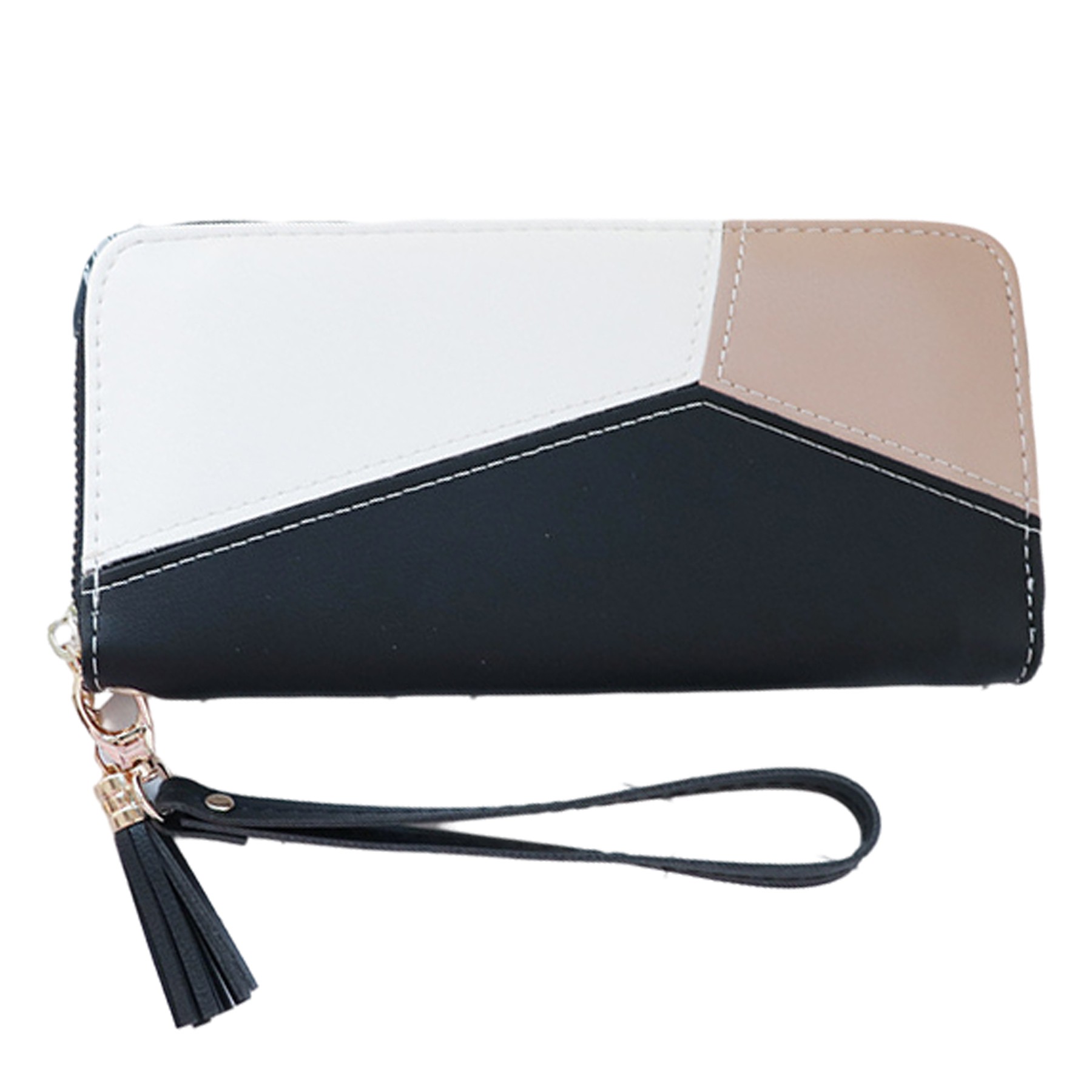 Double Zippered Layer Women'S Wallet 3