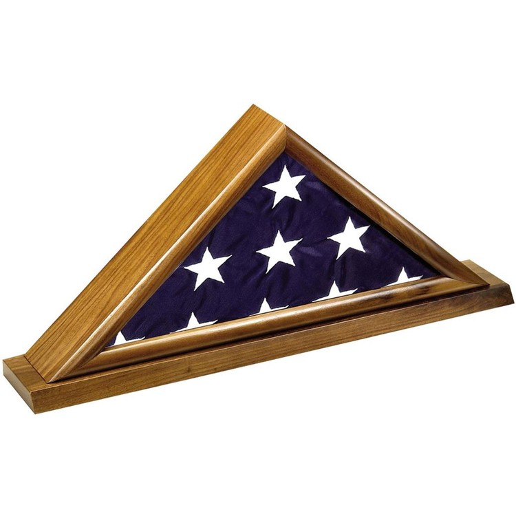 Walnut Flag Case 1