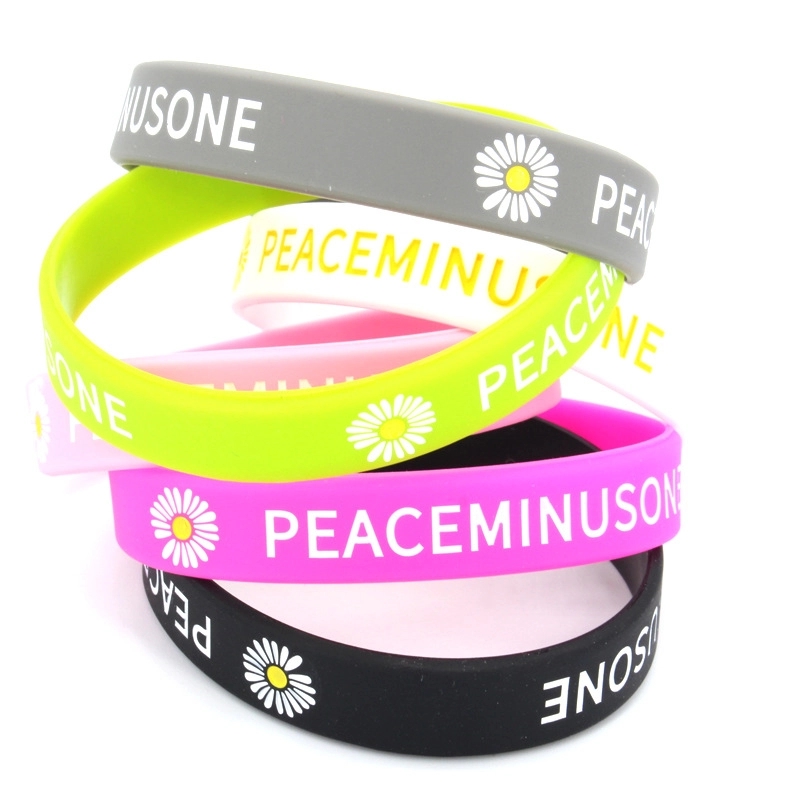 Glow in the Dark Silicone Wristbands w/ Custom Imprint 1