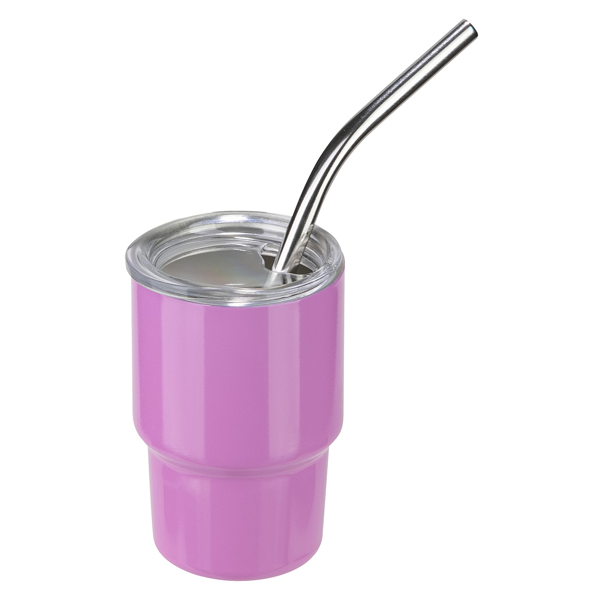 Mini Belmont 3 oz Double-Wall Stainless Steel Tumbler with Straw 3