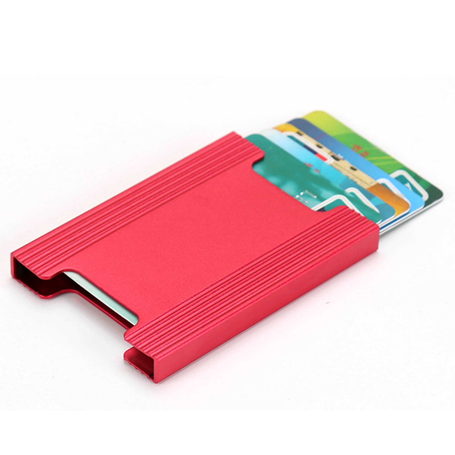 RFID Credit Card Holder for Men Money Clip Aluminum Metal 3