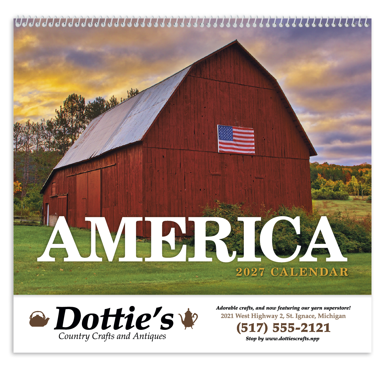 HotLine® Products America Appointment Calendar - Spiral 53