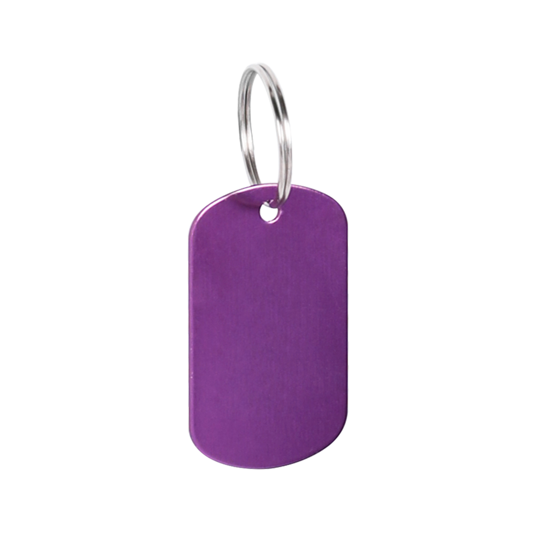 Engraved Metal Dog Tag Keychain 5