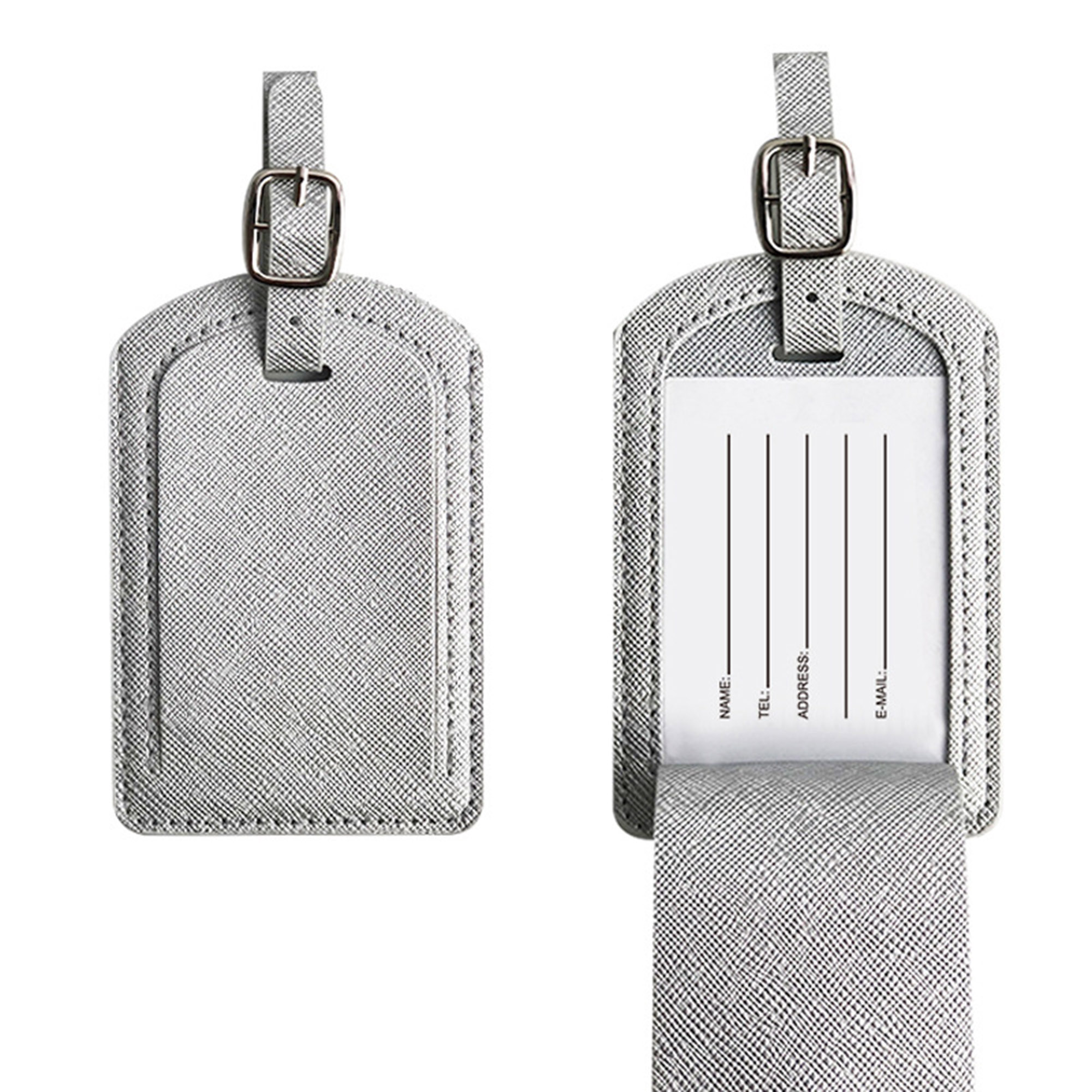 Premium PU Leather Luggage Bag Case Tags 7