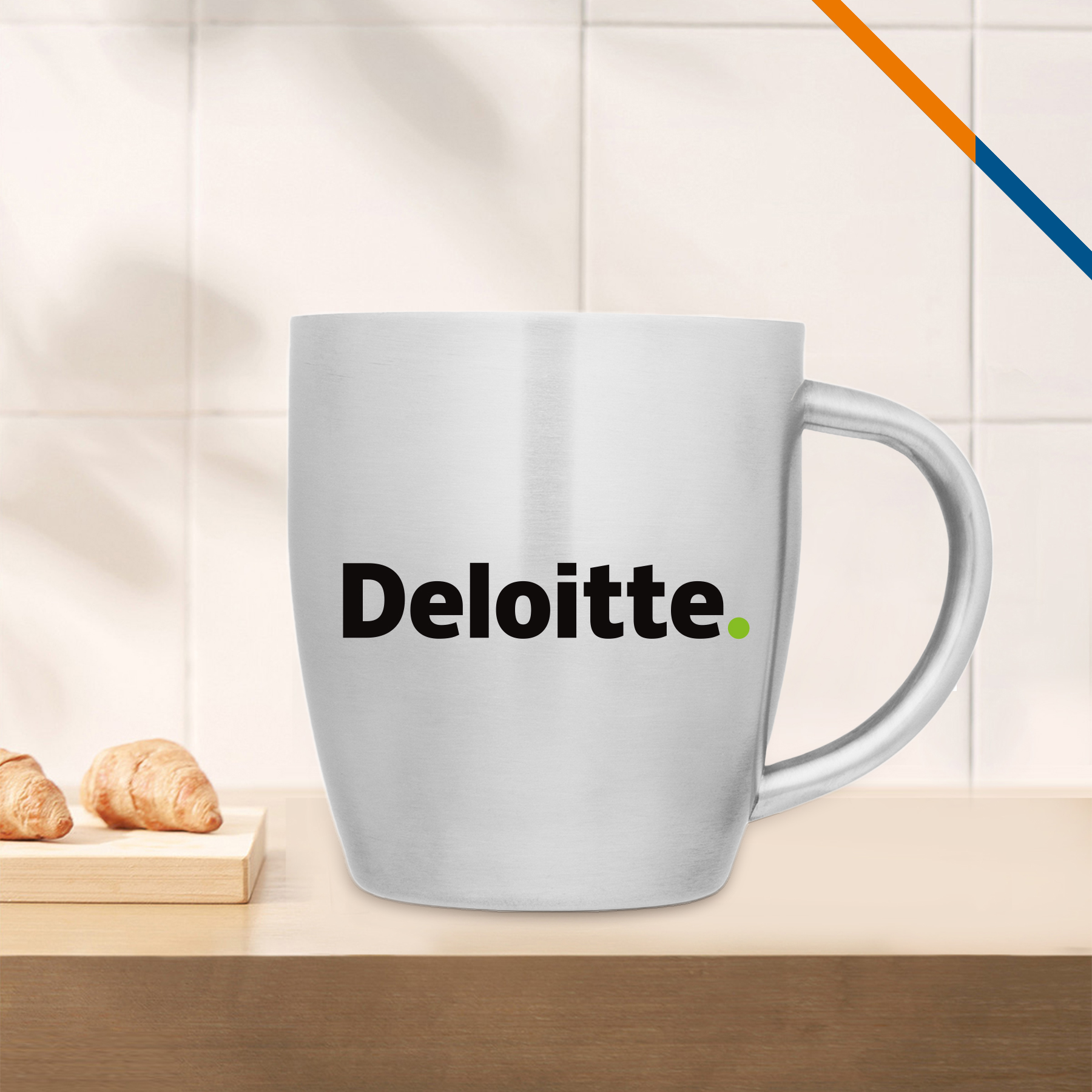 Plexi Stainless Steel Coffee Mug - 10 OZ. 4