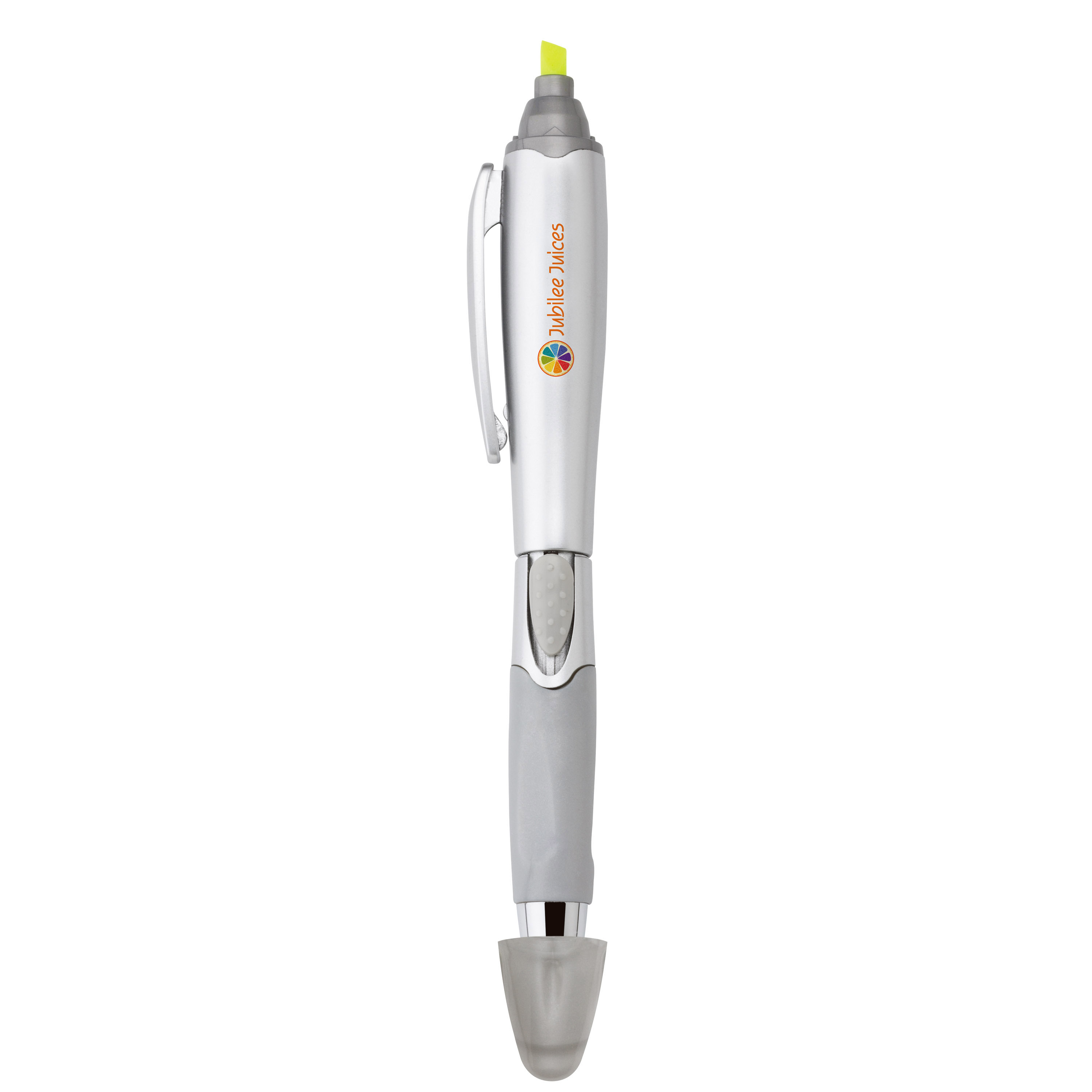 Silver blossom ballpoint penhighlighter 46