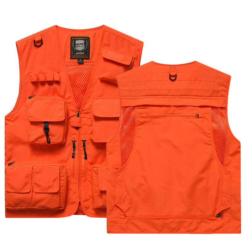 Casual Lightweight Outdoor Vest Jacket with Multi Pockets 2