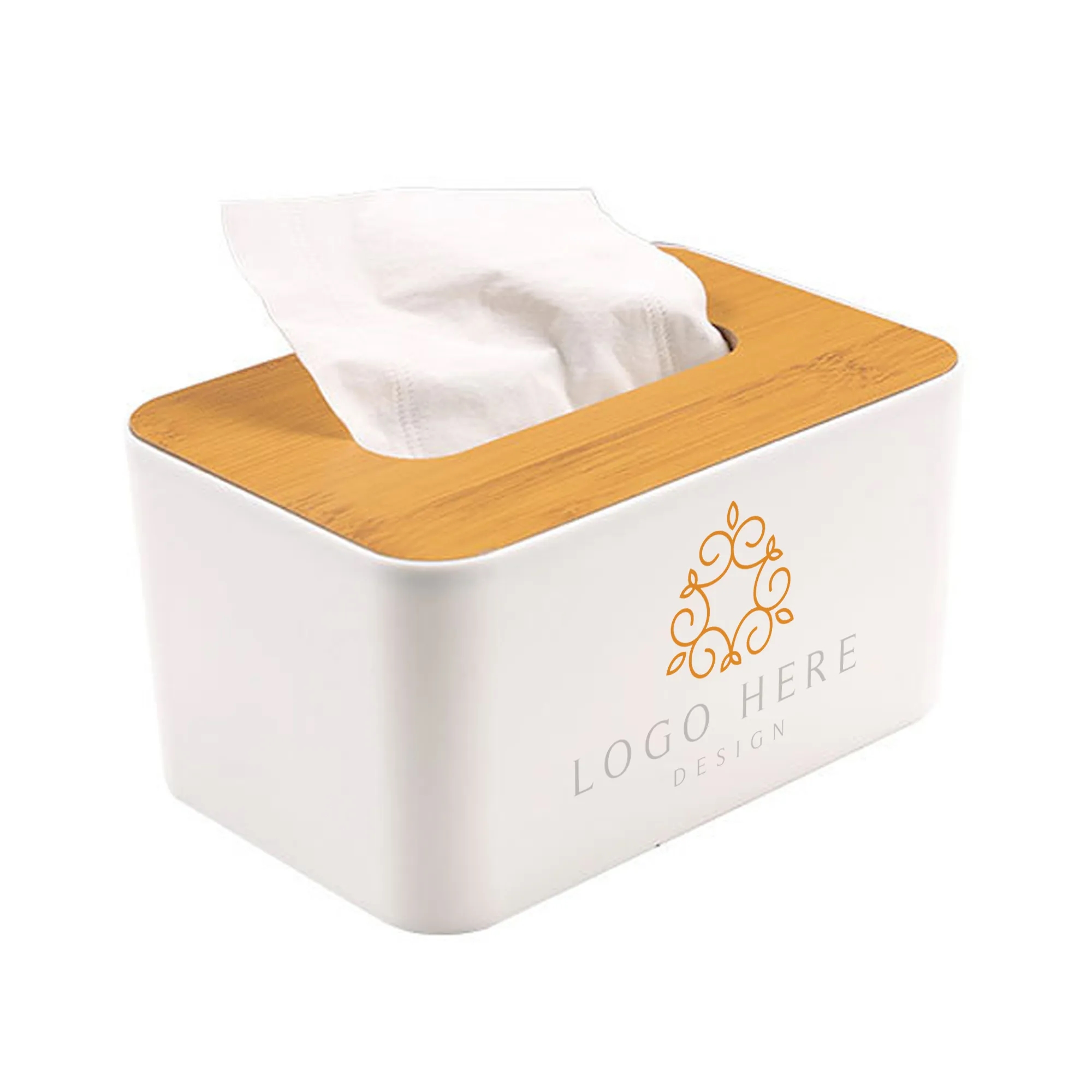 Wooden lid tissue box 2