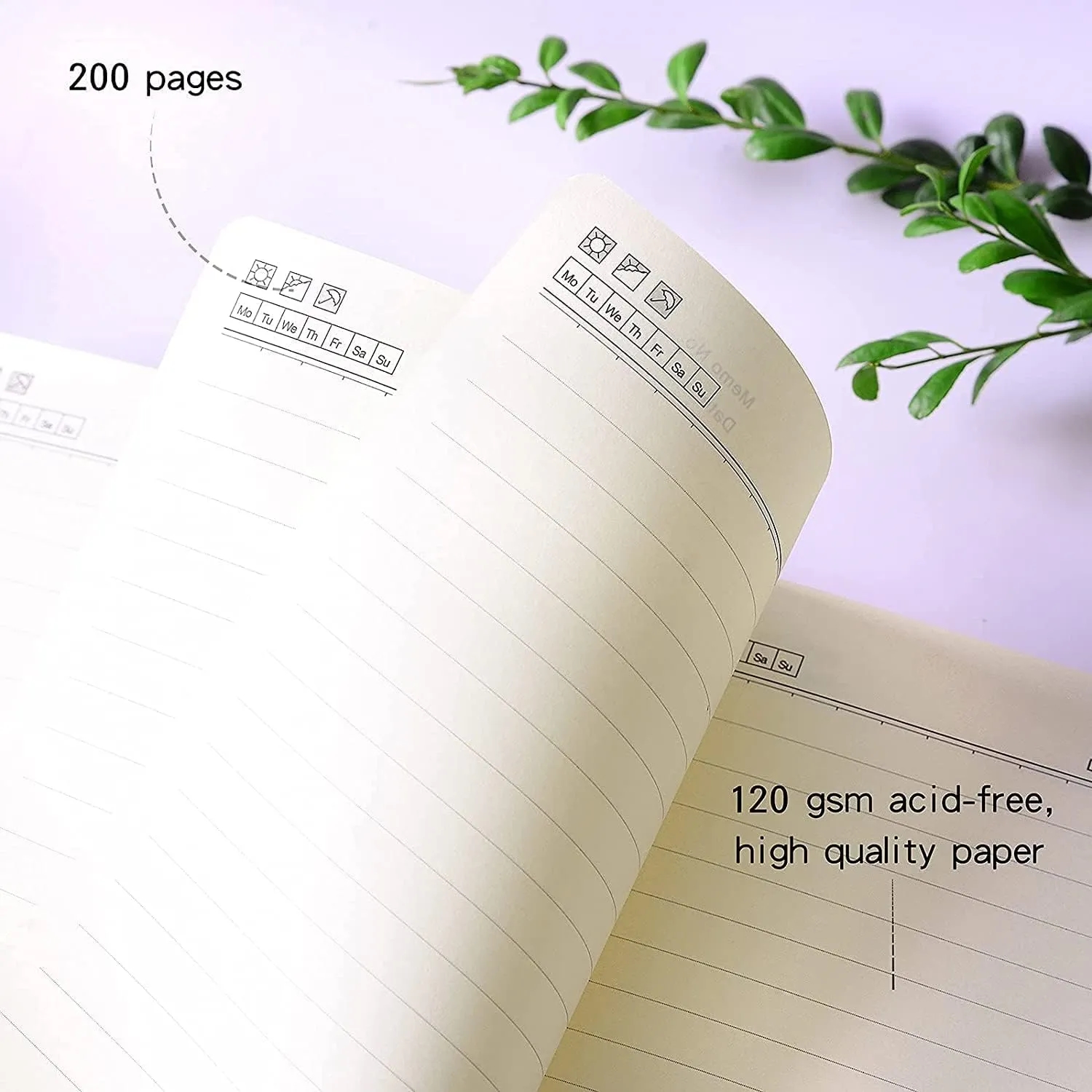 A5 Check Registers for Personal Notebook 5