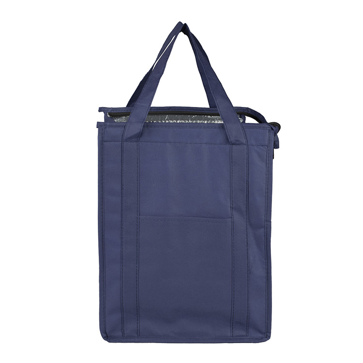 12"W x 16"H x 10"Gusset - "SUPER COOLER" Large Insulated Cooler Zipper Tote Bag 32