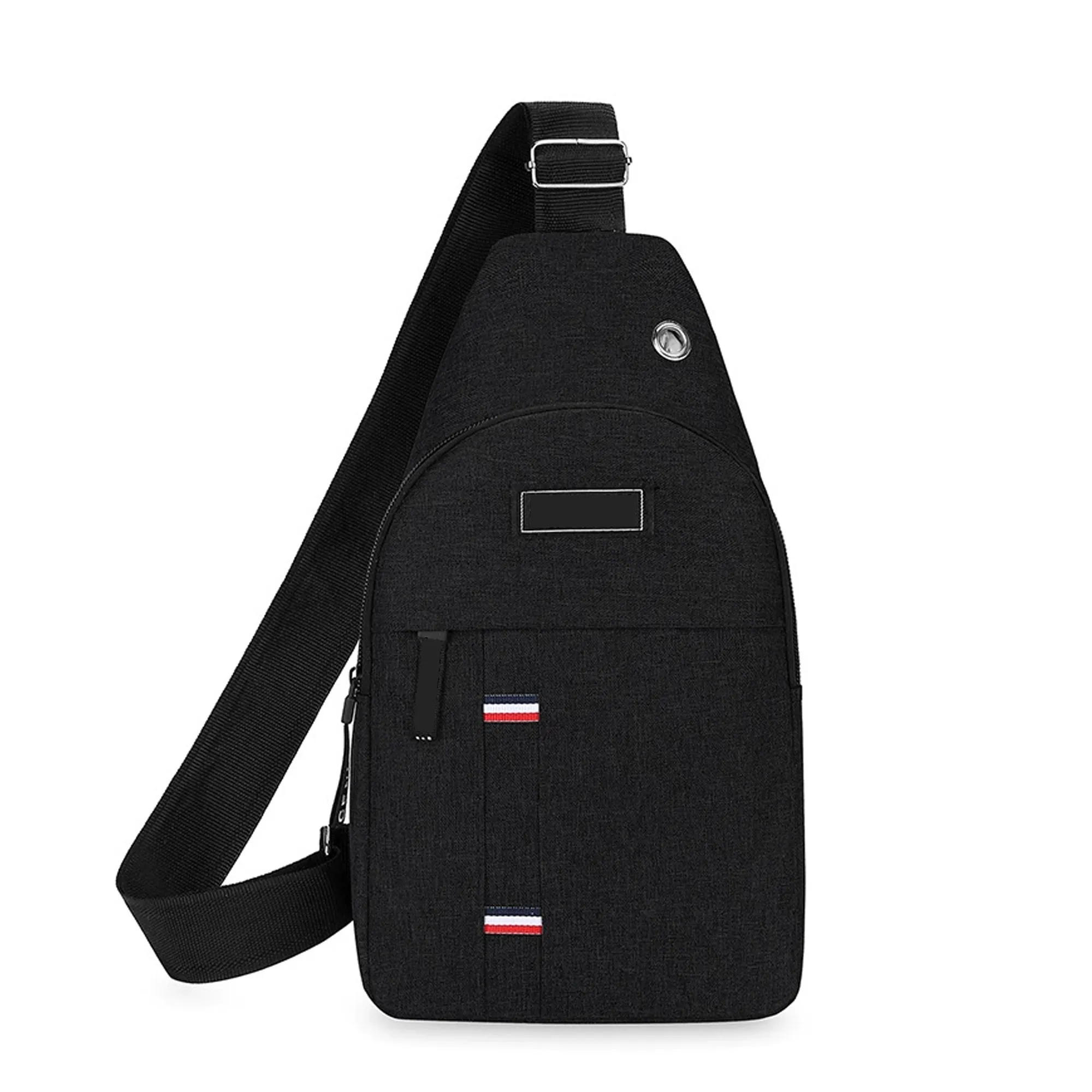 USB Charging Canvas Chest Bag 4