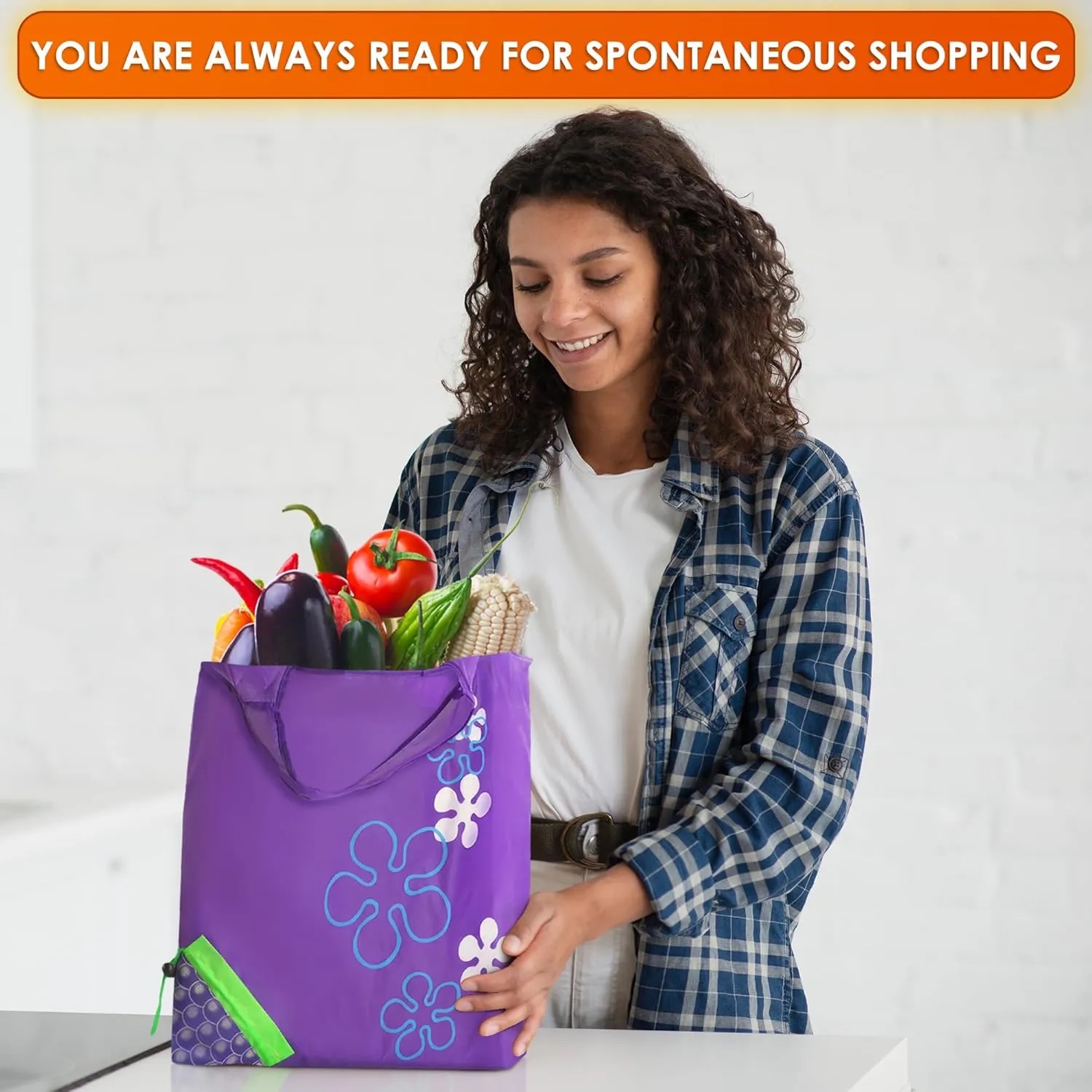Foldable Reusable Grocery Bags 6
