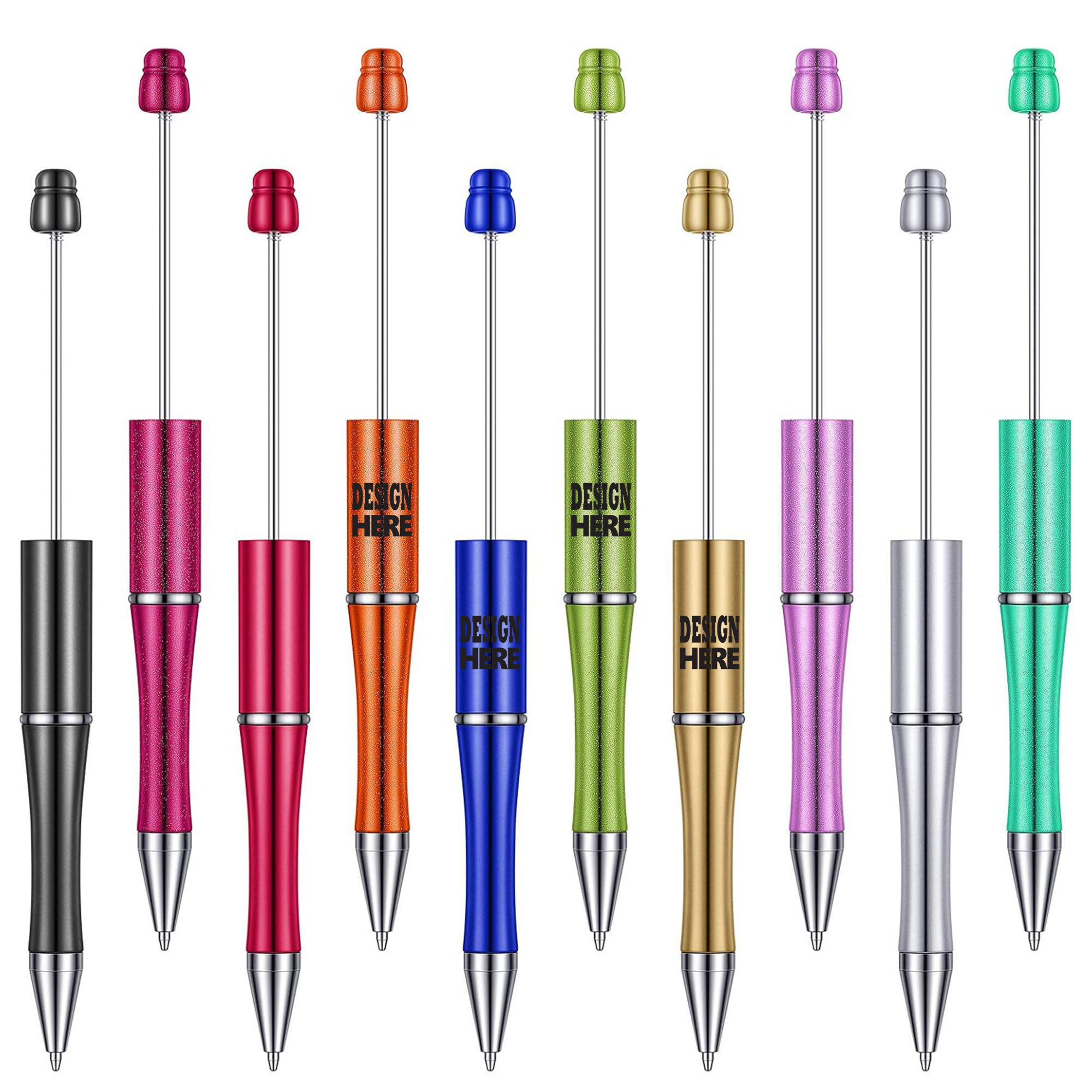 Colorful Customizable Bead DIY Ballpoint Pen 2