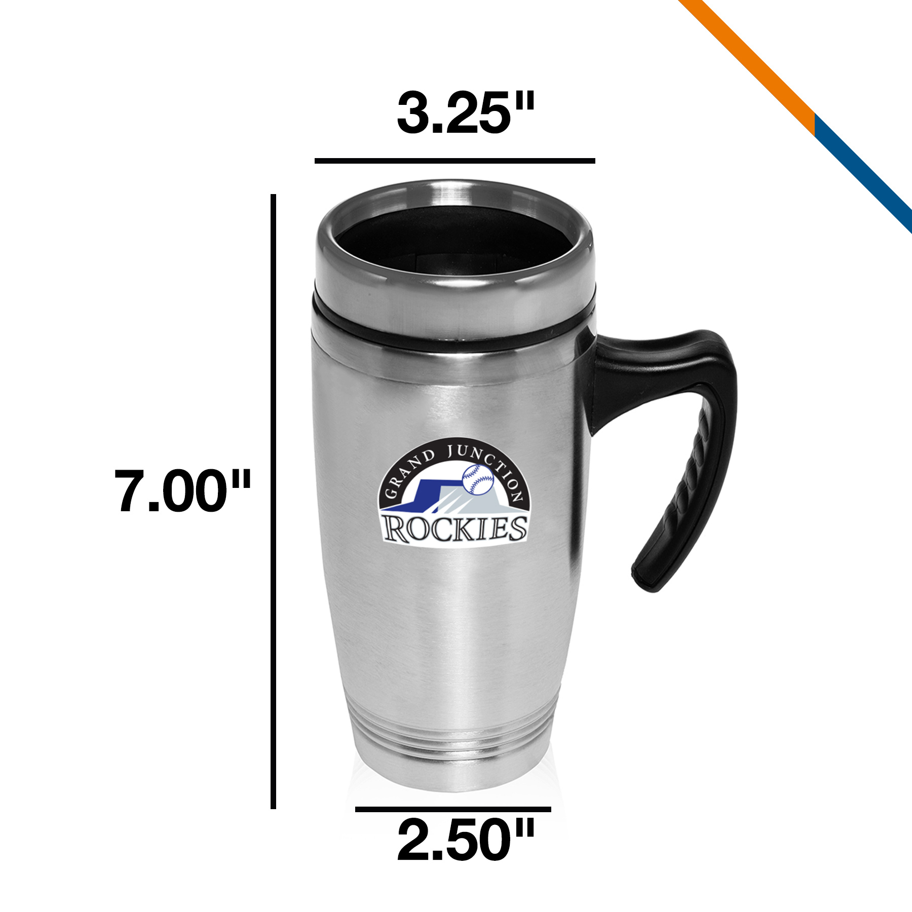 Andi Stainless Steel Travel Mug - 16 OZ. 2