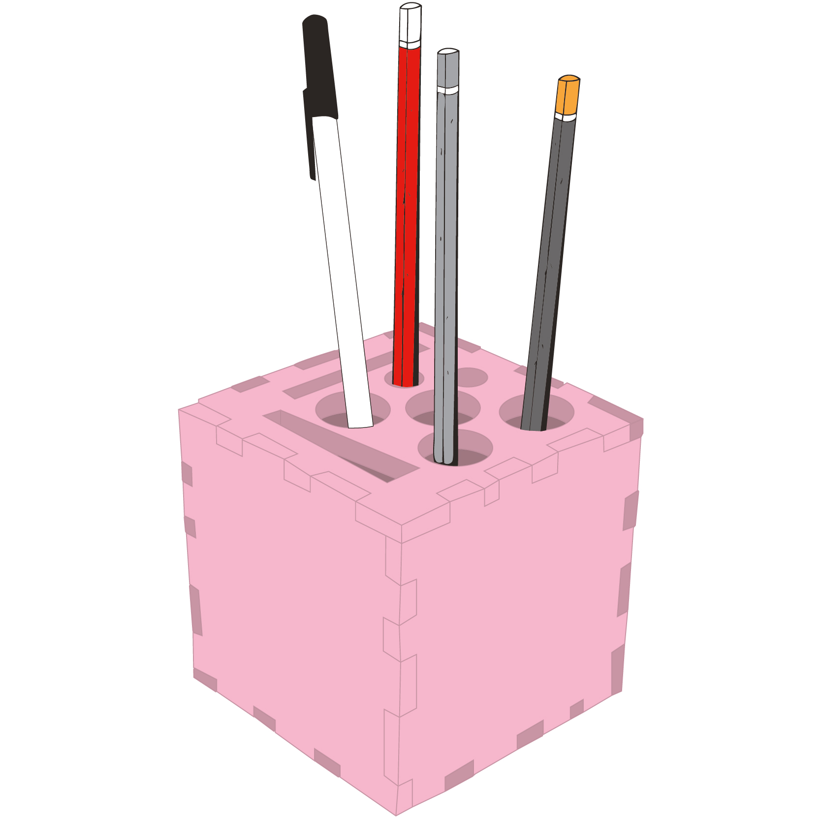 3" Puzzle Cube Organizer 5