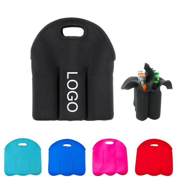 Six-Pack Neoprene Botter Wine Tote Bag 2