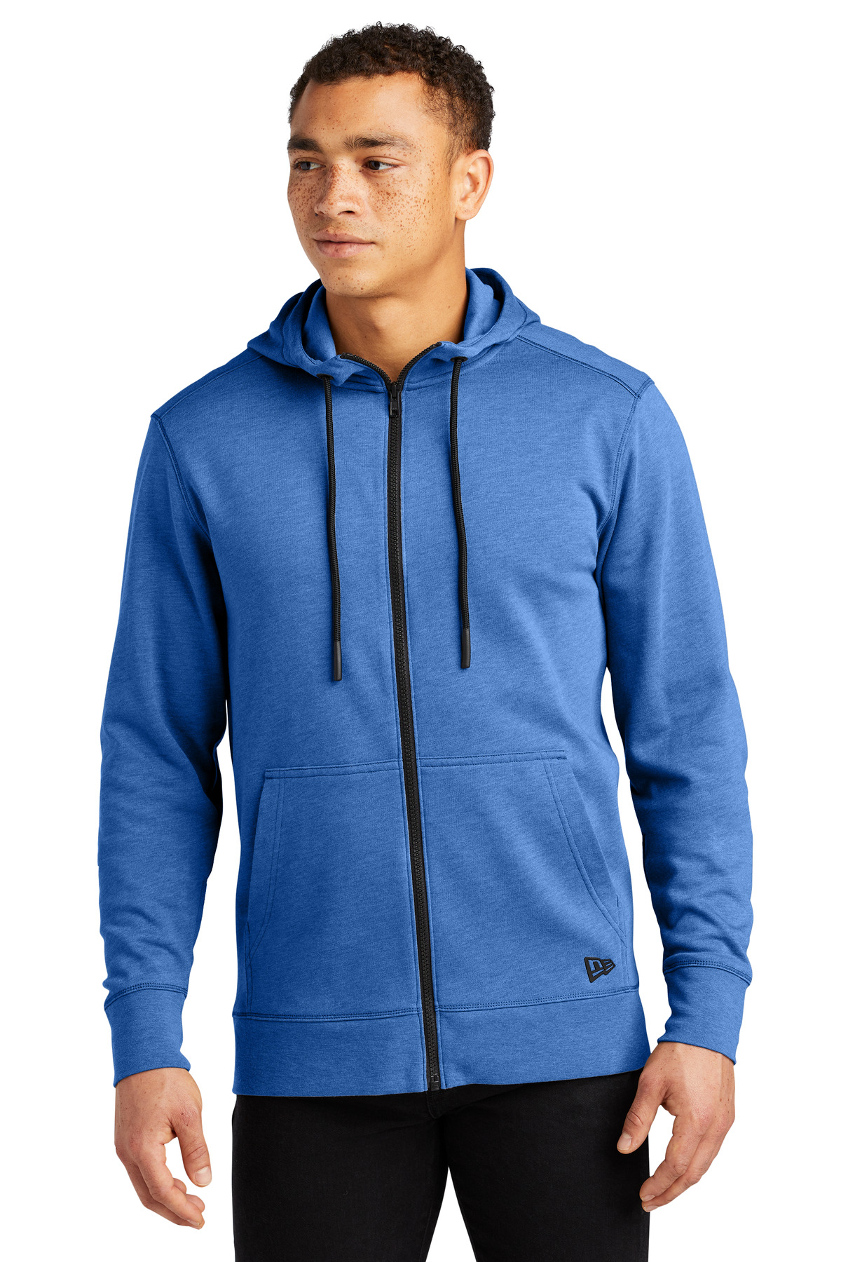 New Era Tri-Blend Fleece Full-Zip Hoodie NEA511 39