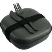 Wheat Straw Food Storage with Utensils 55