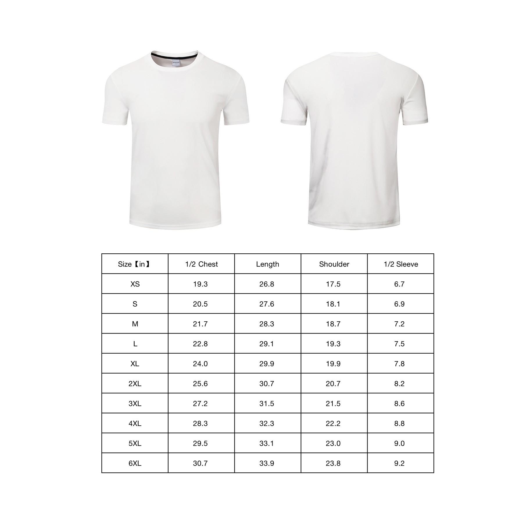 Sublimation Short Sleeved T shirt 2