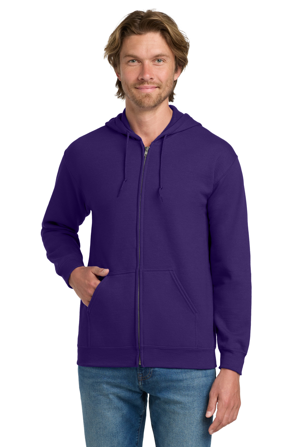 Gildan - Heavy Blend Full-Zip Hooded Sweatshirt. 18600, custom hoodie or sweatshirt with logo imprint 92