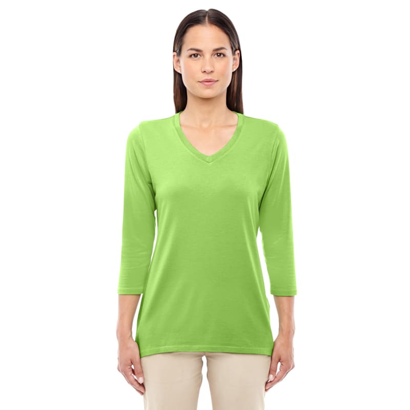 Devon & Jones Ladies' Perfect Fit™ Bracelet-Length V-Neck Top 10