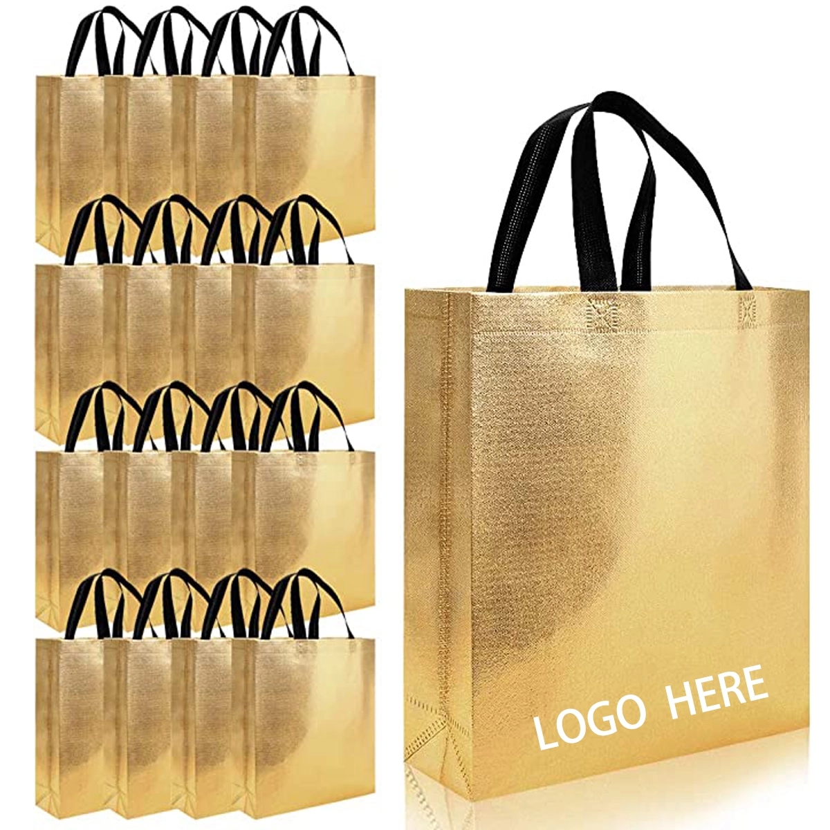 Glossy Reusable Grocery Shopping Tote Bag 2