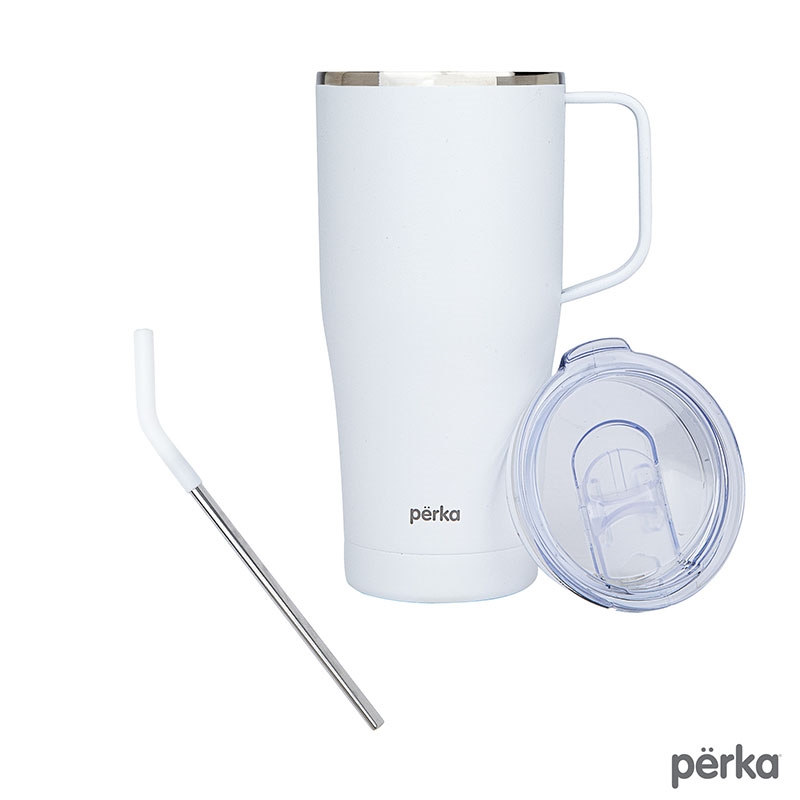 Perka® Clayton 20 oz. Double Wall, Stainless Steel Travel Mug 13