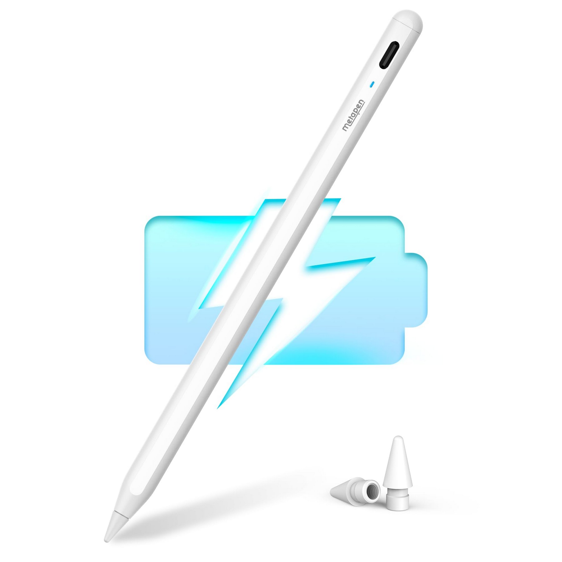 Pad Pencil 2X Faster Charge Tilt Sensitivity Palm Rejection Stylus Pen Active Pencil Compatible 2