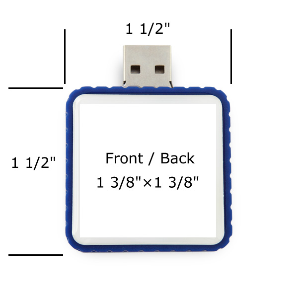 Rotating Epoxy Dome Box USB