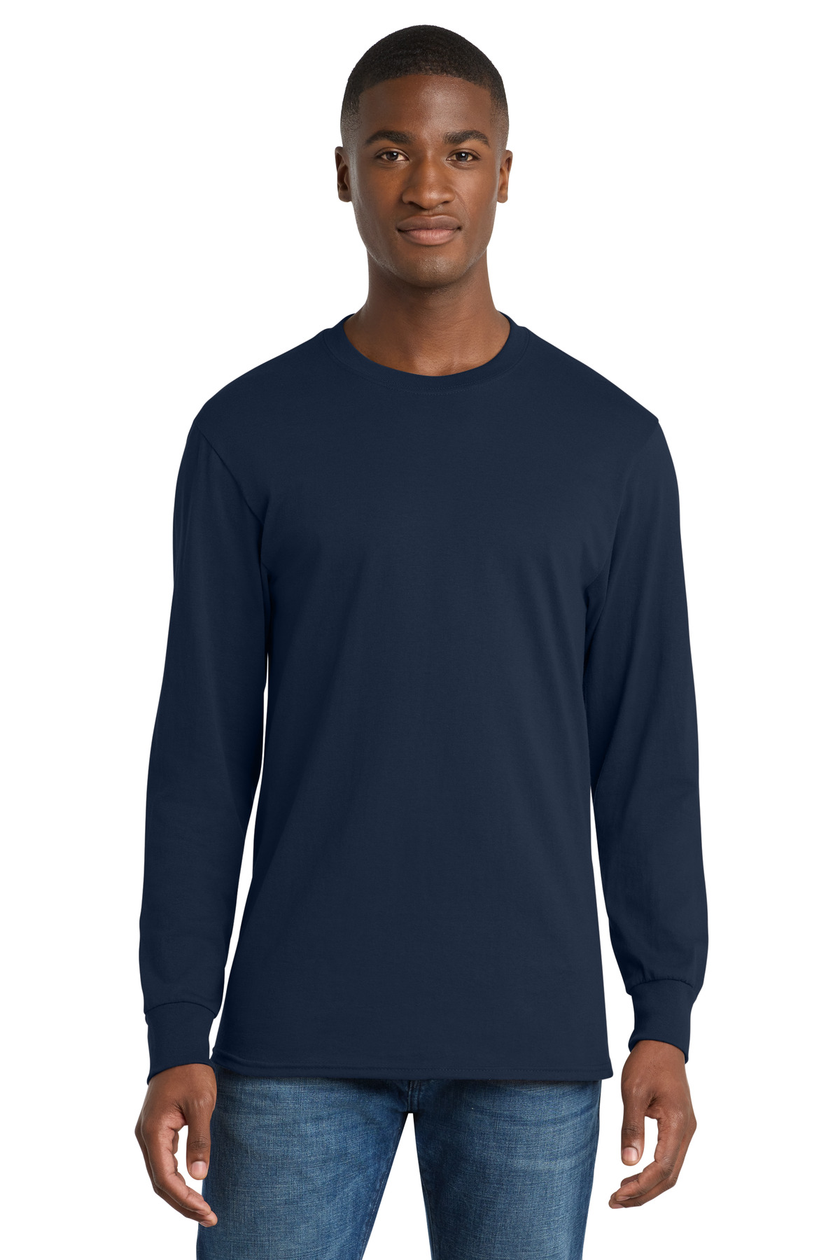 Port & Co Long Sleeve Core Cotton Tee. PC54LS 207