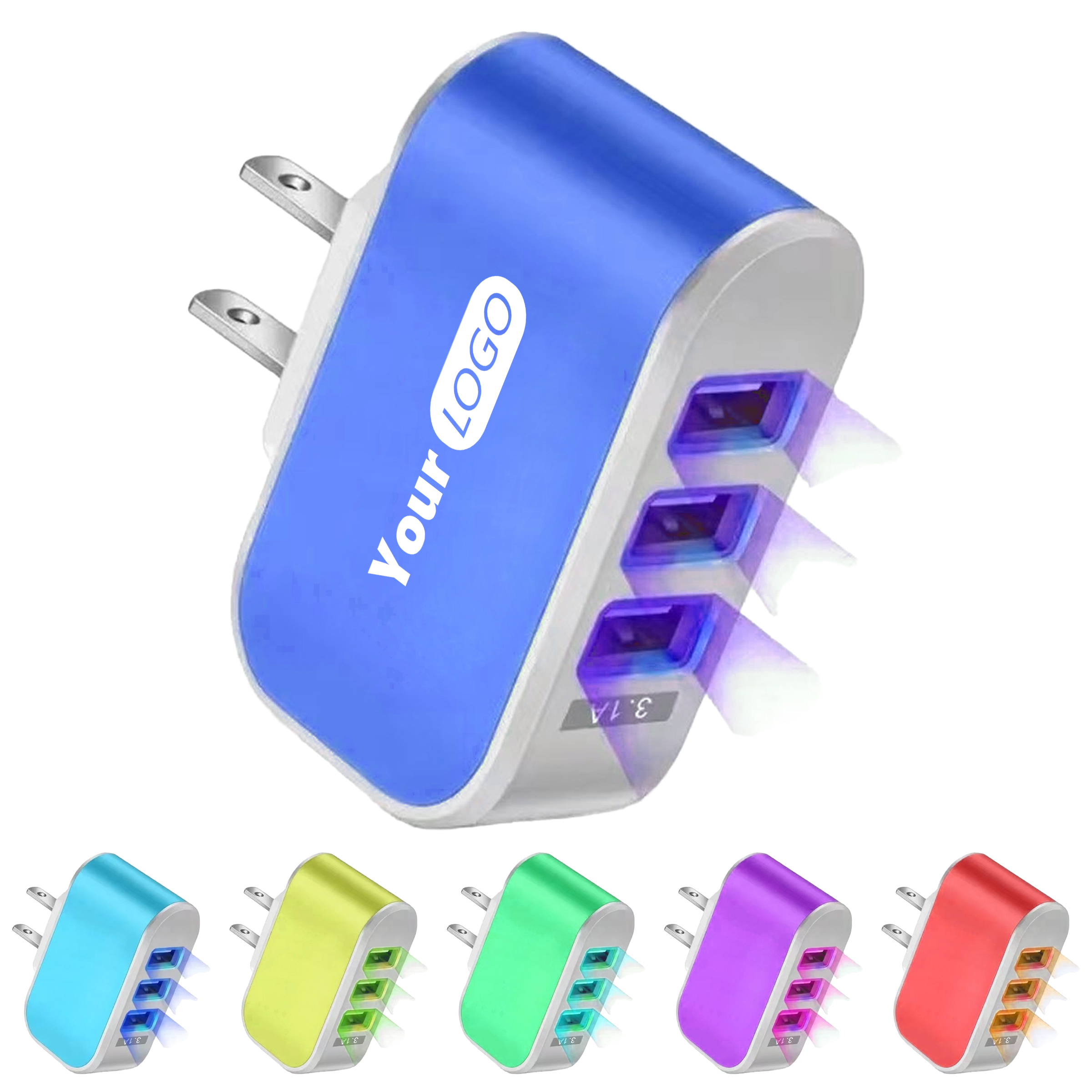 Pc Compact And Colorful Usb Charger For Convenience 2