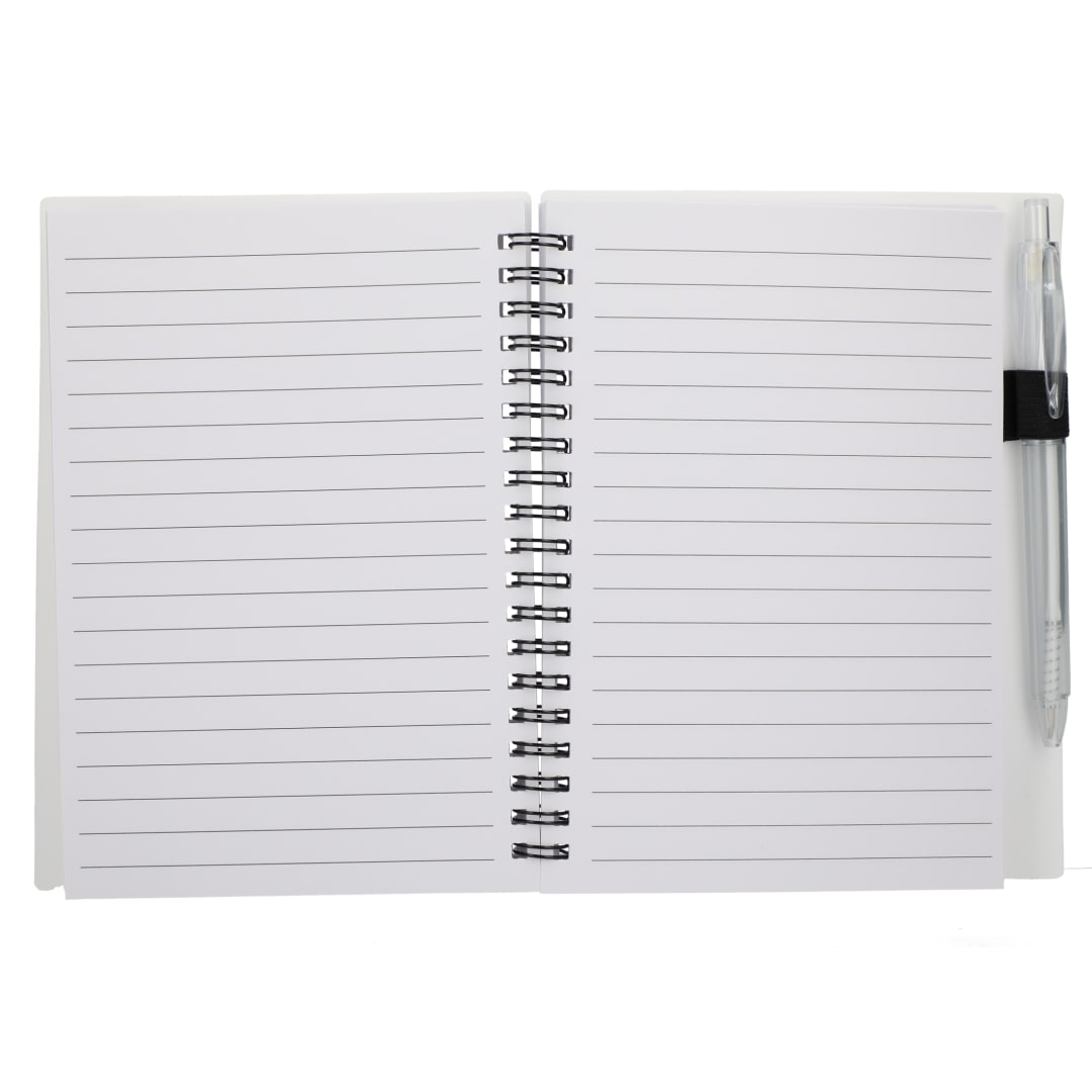 FSC® Recycled 5" x 7" Star Spiral Notebook with Pe 234