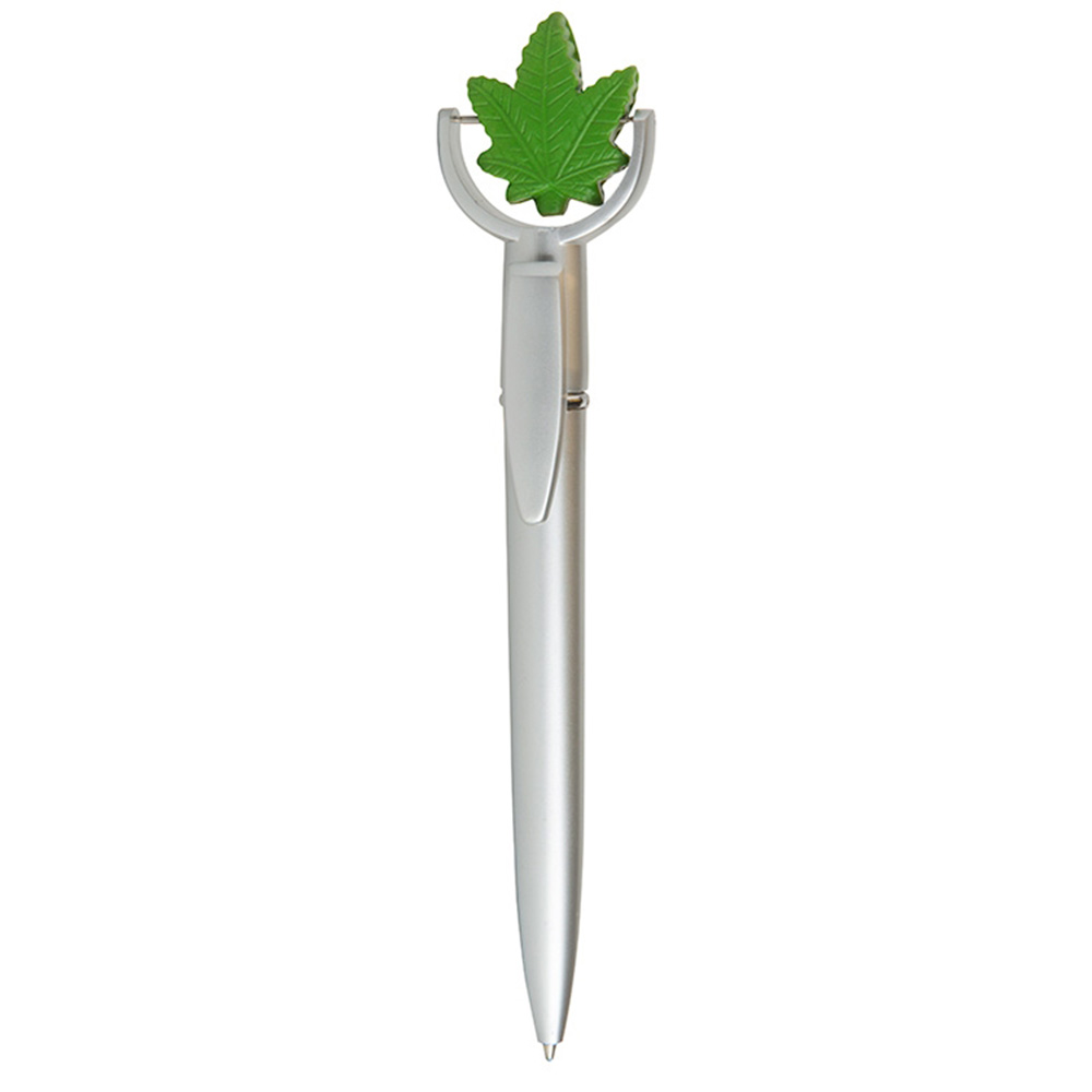 Cannabis Leaf Squeeze Top Pen 2