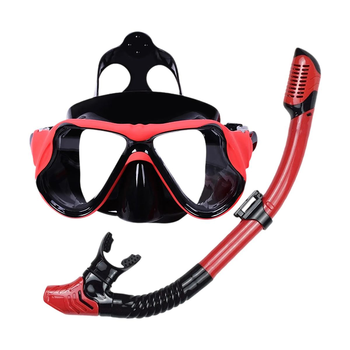 Lightweight Plastic Snorkel Set for Underwater Adventure 17