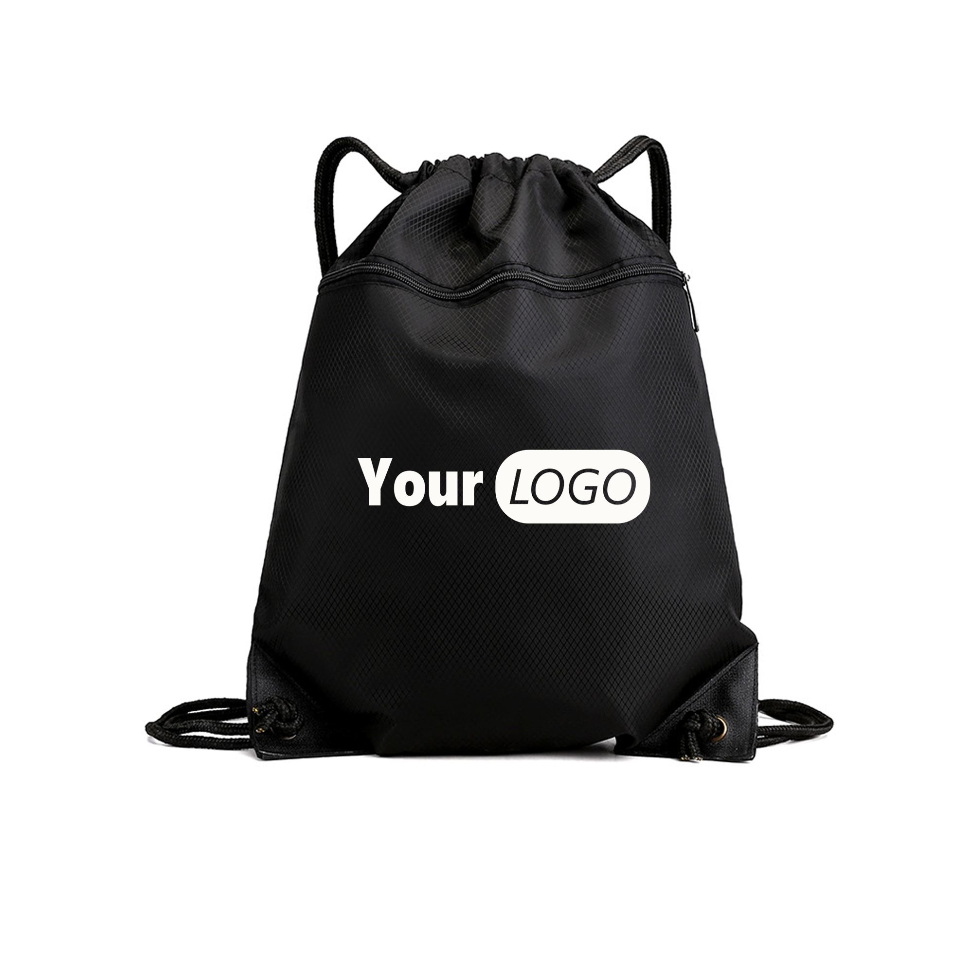 Large Zippered Cinch Pack 4