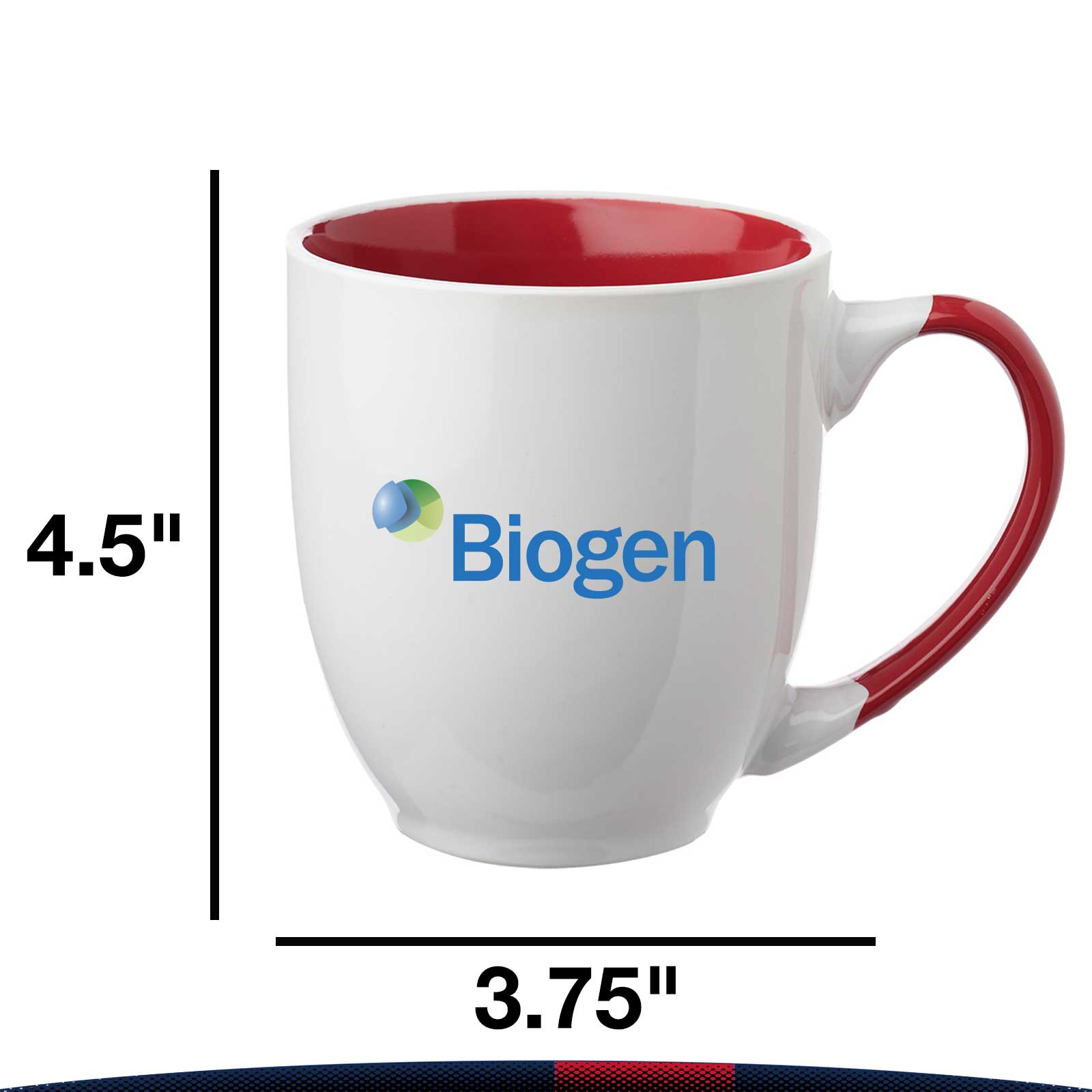 16 oz. Two-Tone Ceramic Coffee Mugs 8