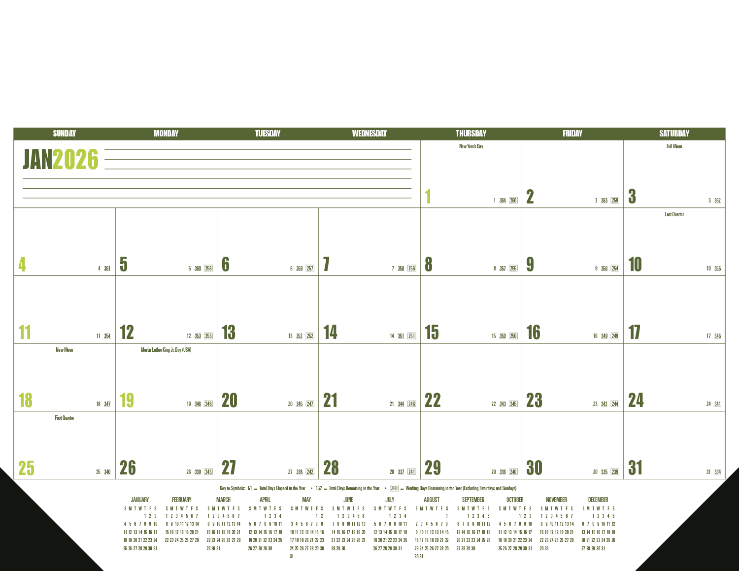 Good Value™ Multi-Color Desk Pad