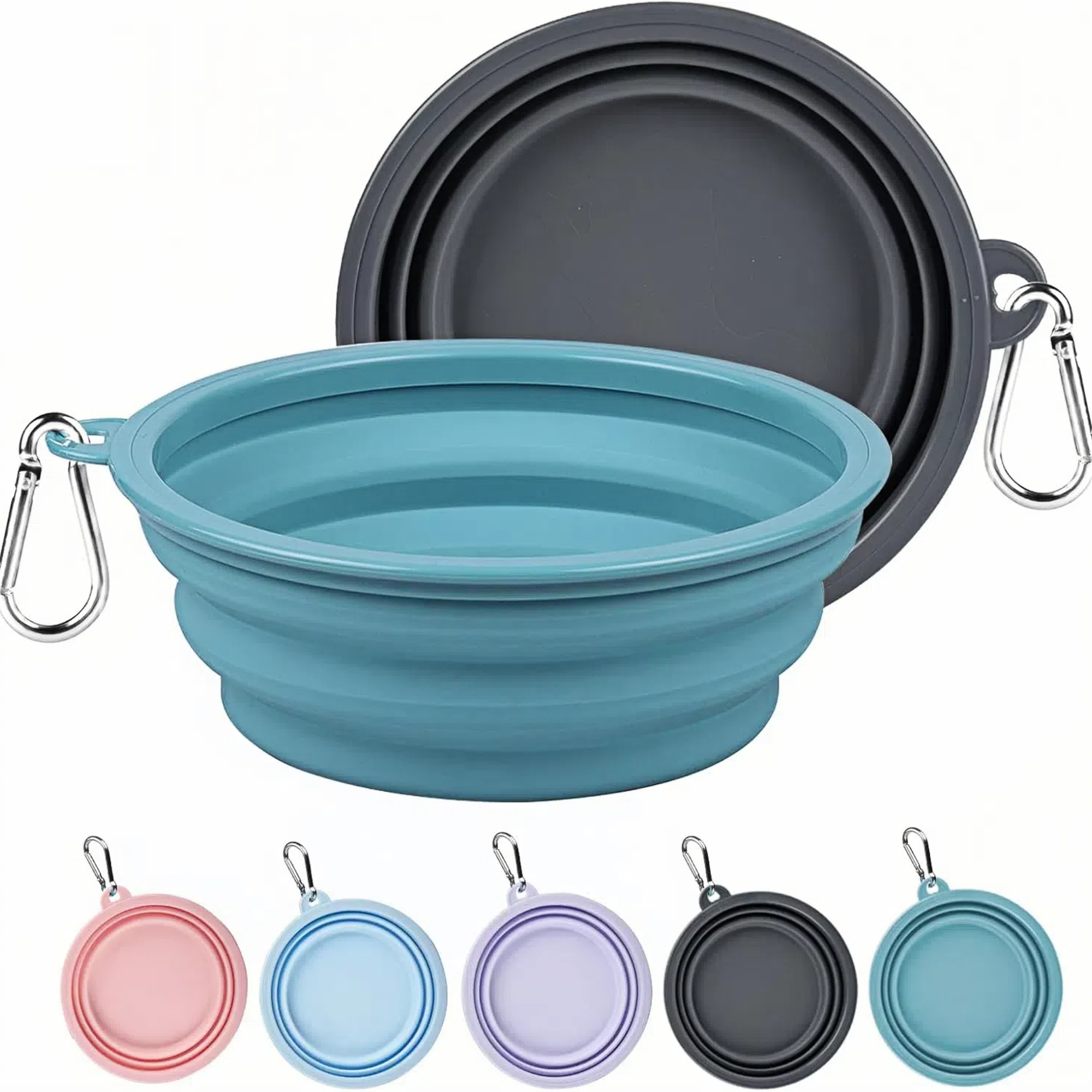 22oz Silicone Folding Pet Bowl 2