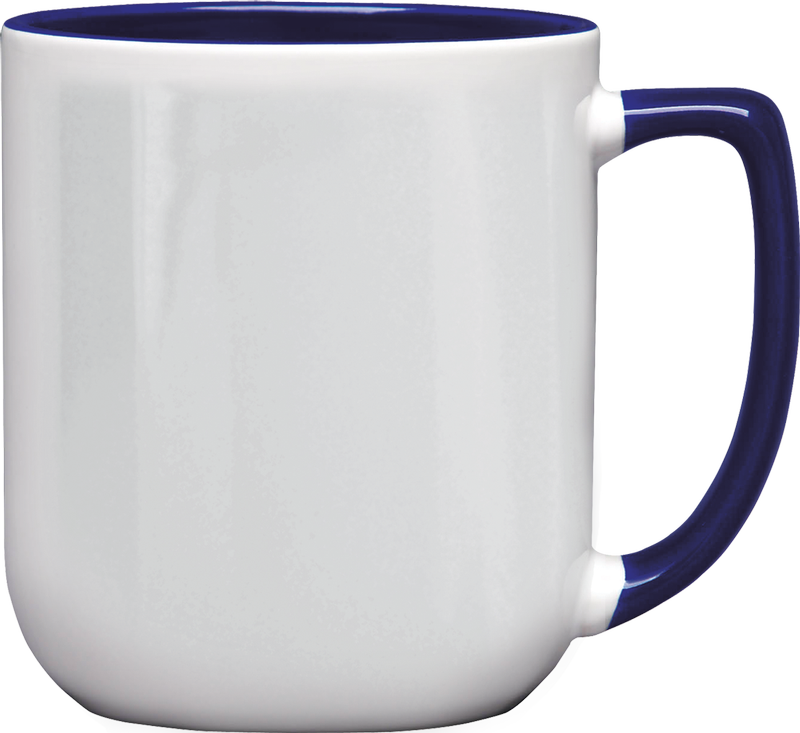 17 oz. Duo-Tone Noble Mug - Deep Etched 3