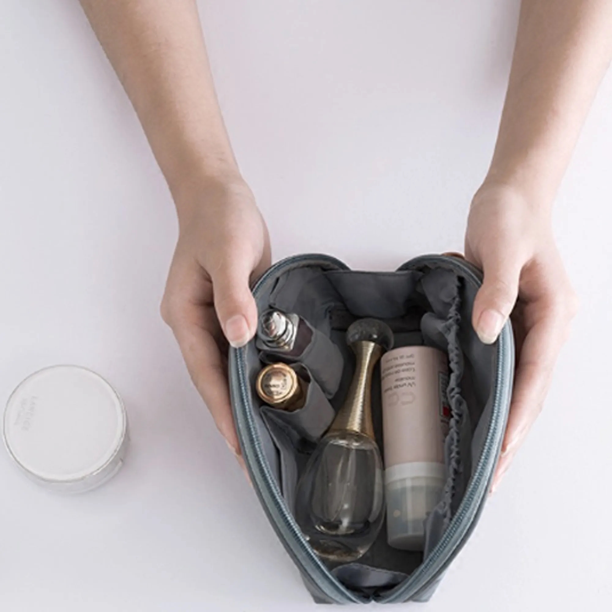 Nylon Makeup Pouch Small Travel Case 5