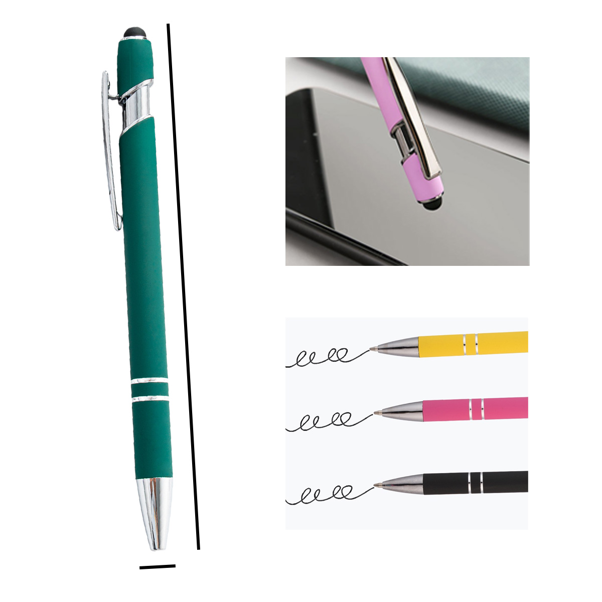 2-in-1 Metal Durable Ballpoint Pen 1