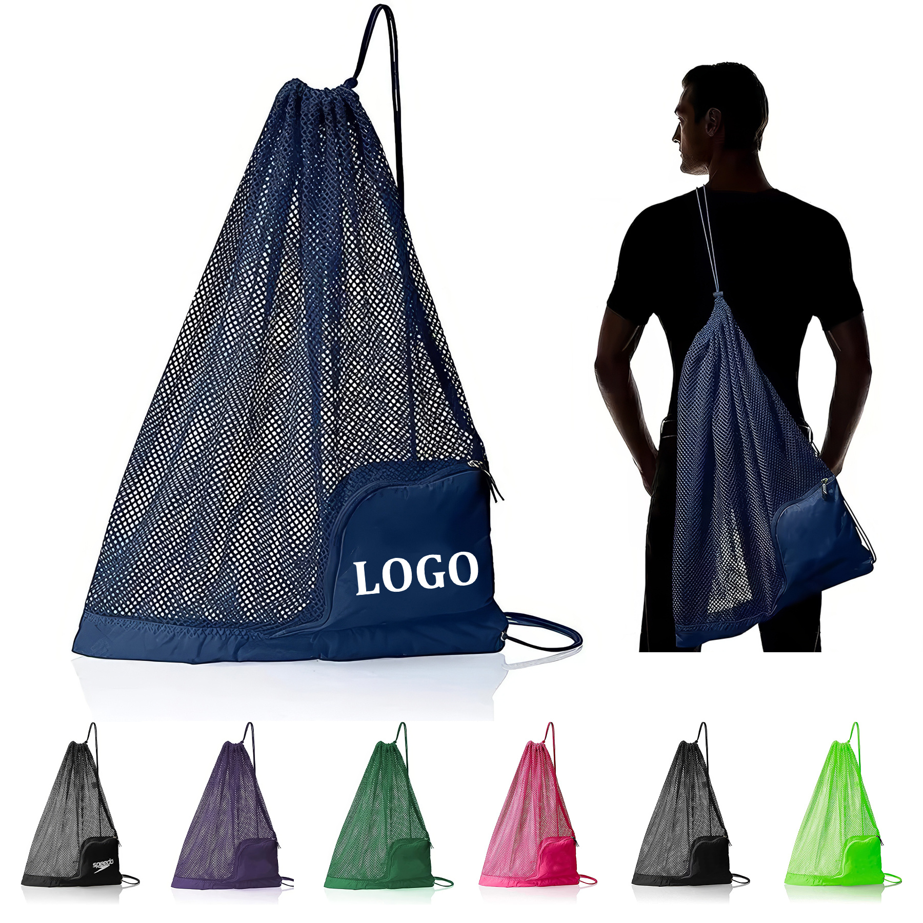 Unisex Adult Ventilator Mesh Equipment Bag 5