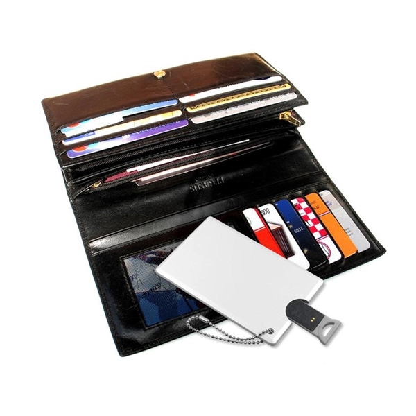 Pull Out Metal USB Business Card 3
