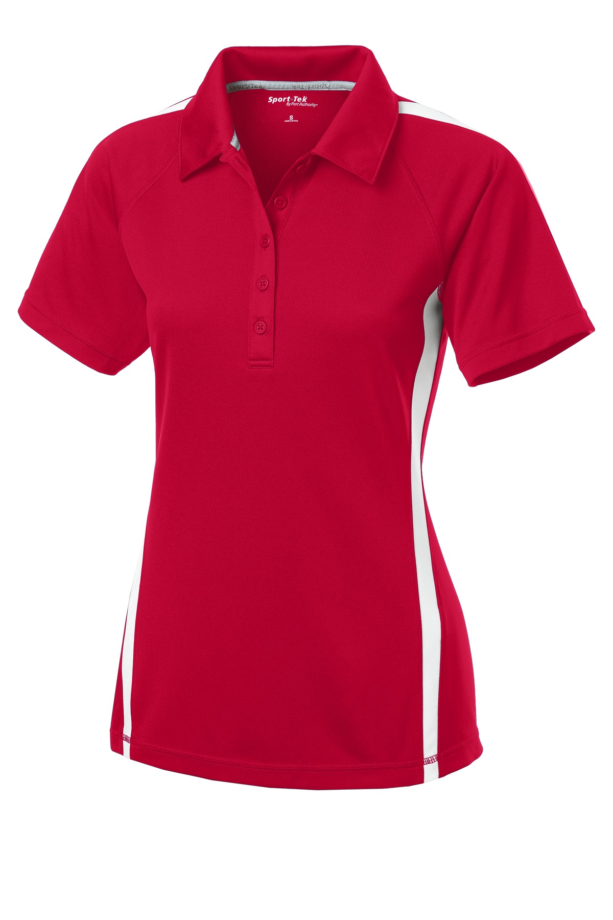 Sport-Tek Women's PosiCharge Micro-Mesh Colorblock Polo. LST685 18